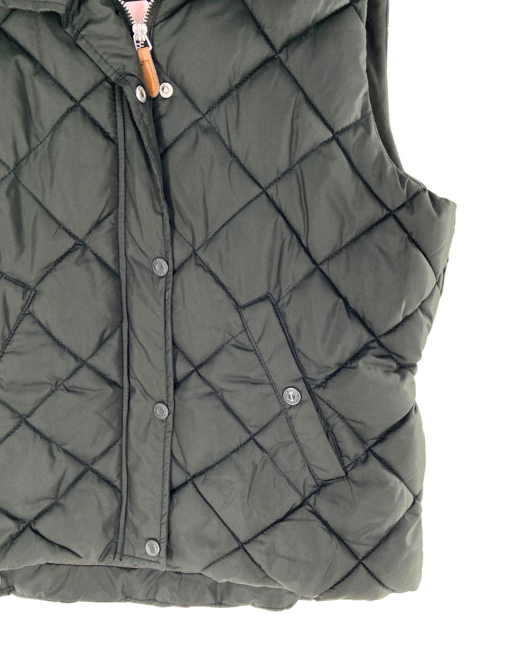 Chaleco acolchado con botones