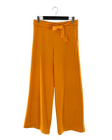 Pantalon palazzo con cinturon