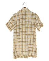 Vestido midi en tweed