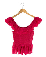 Blusa encauchada en ojalillo