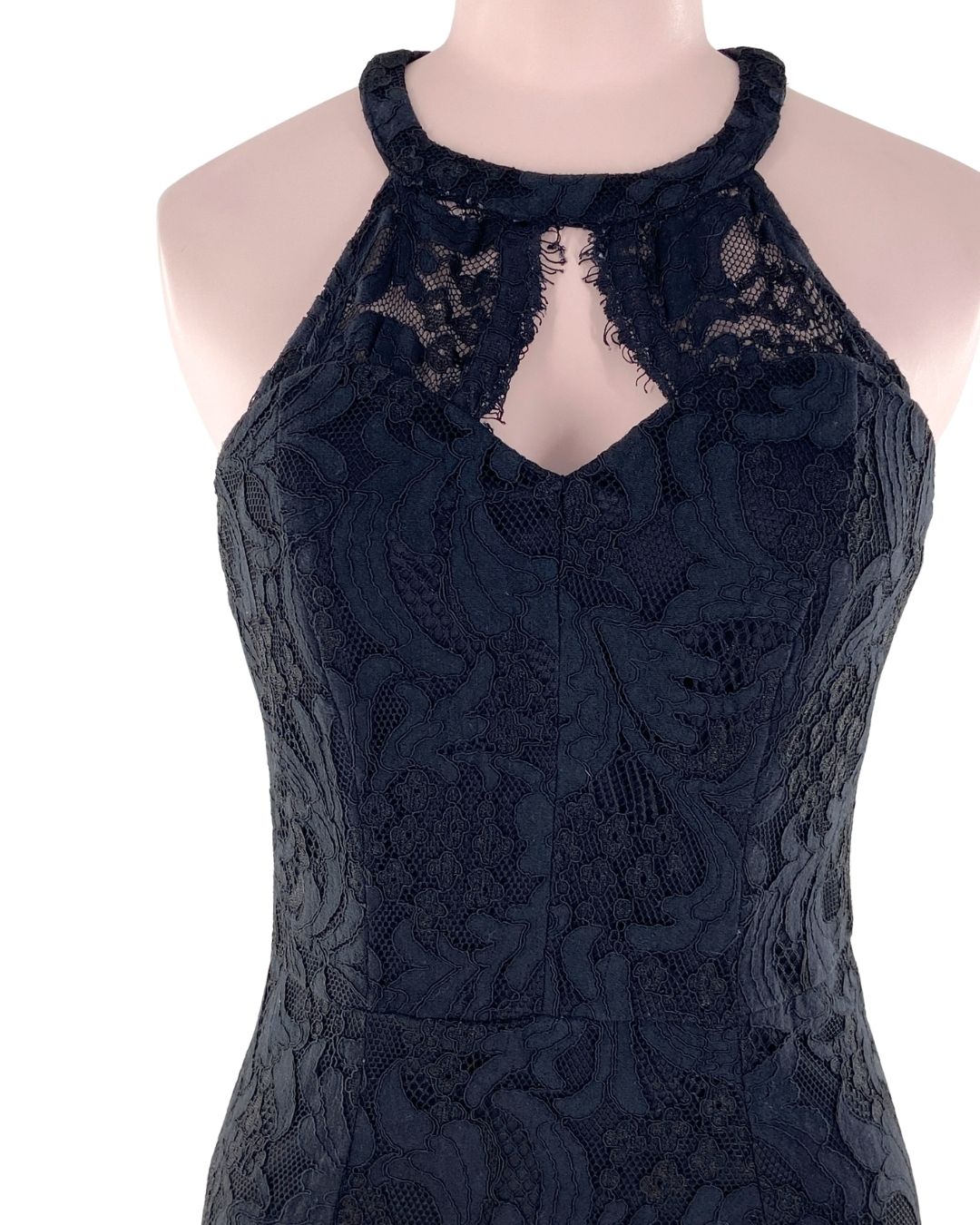 Maxi vestido cuello halter