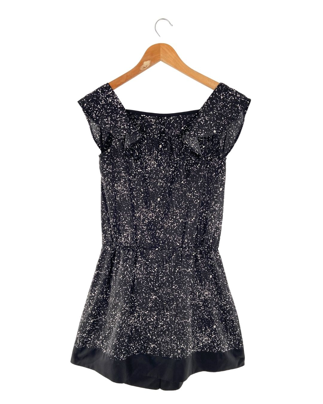 Vestido mini de tiras satinado