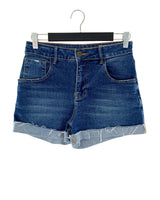 Short mini en denim stretch