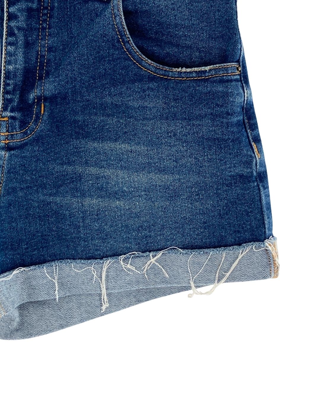 Short mini en denim stretch