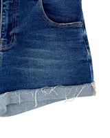 Short mini en denim stretch
