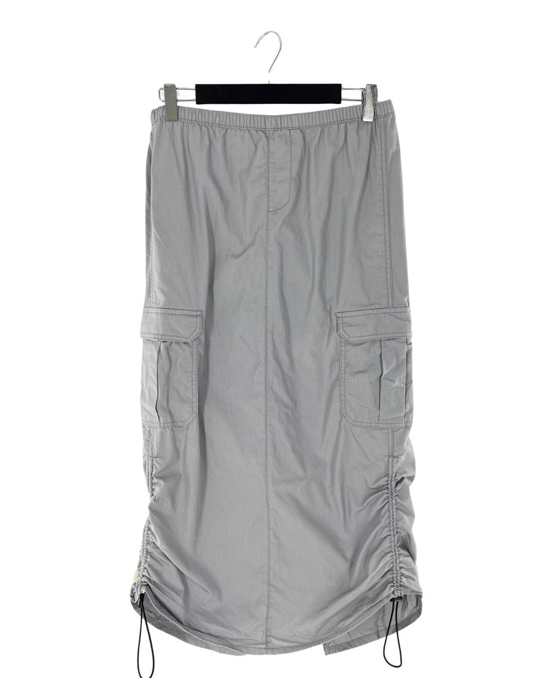 Falda midi parachute