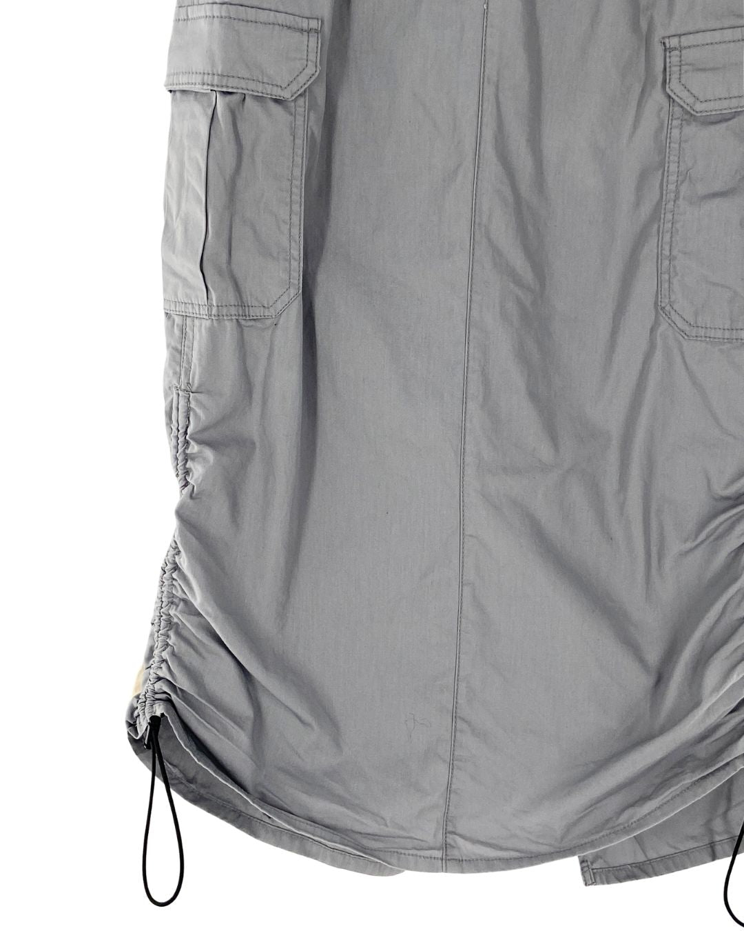 Falda midi parachute