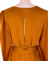 Maxi vestido satinado