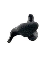 Botines en cuero con textura