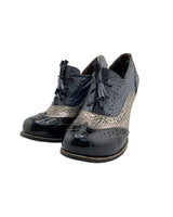 Oxford en cuero de tacon