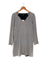 Vestido midi amplio con print