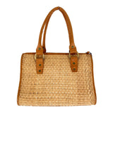 Hand bag tejida en fibra
