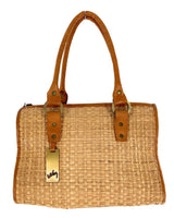 Hand bag tejida en fibra