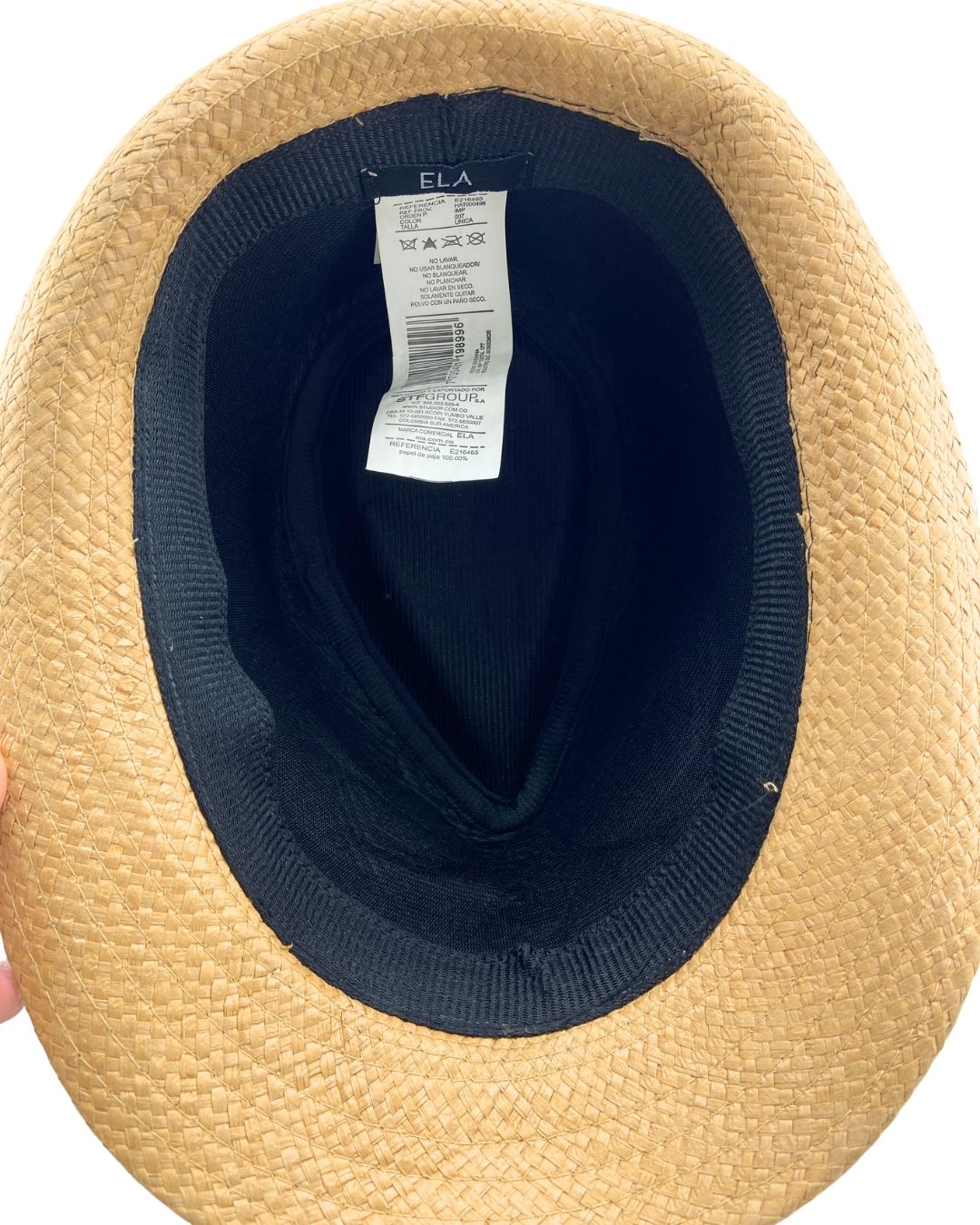 Sombrero estilo Fedora tejido