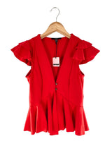 Blusa con vuelo en sisa