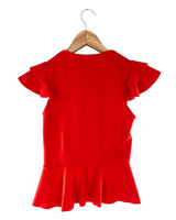 Blusa con vuelo en sisa