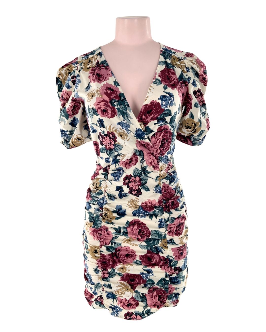 Vestido mini drapeado