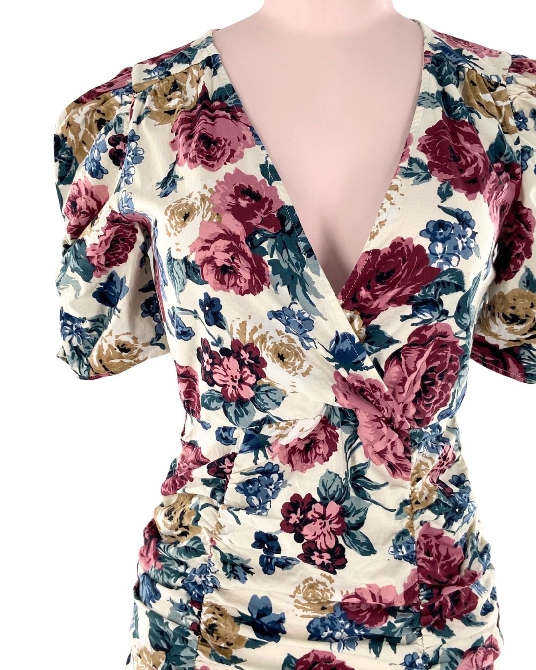 Vestido mini drapeado