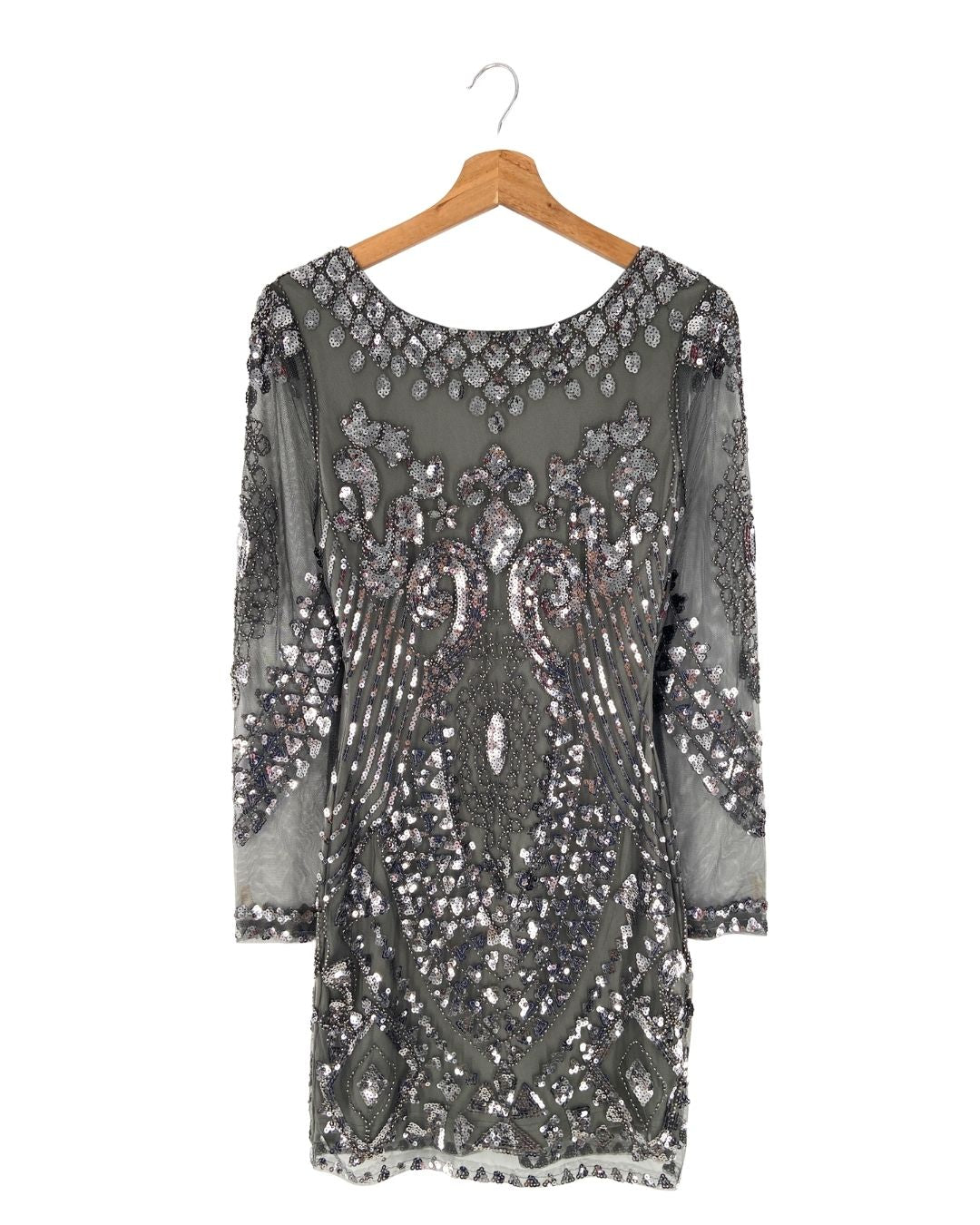 Vestido mini en lentejuelas