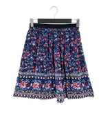 Falda mini print flores