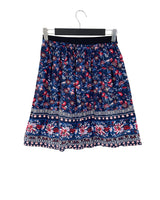Falda mini print flores