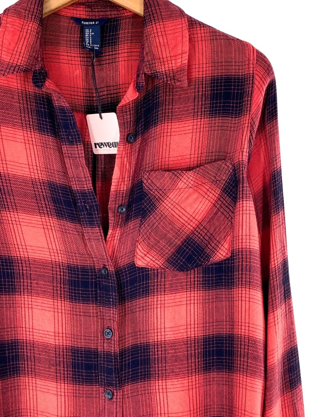 Camisa manga larga a cuadros