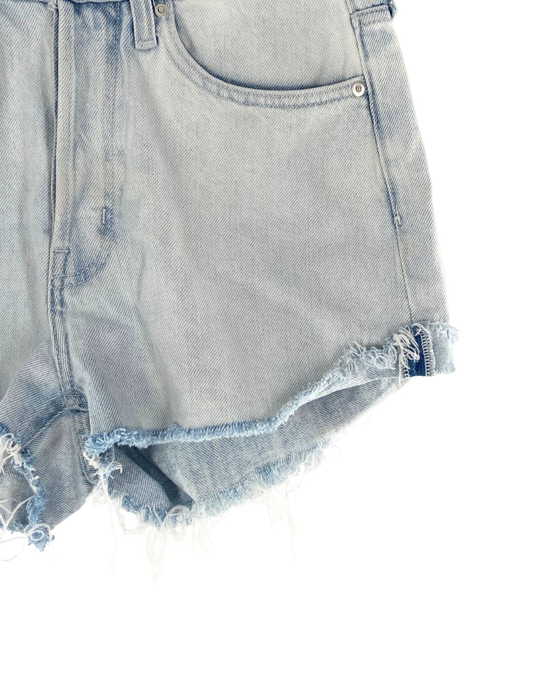 Short mini abotonado en denim