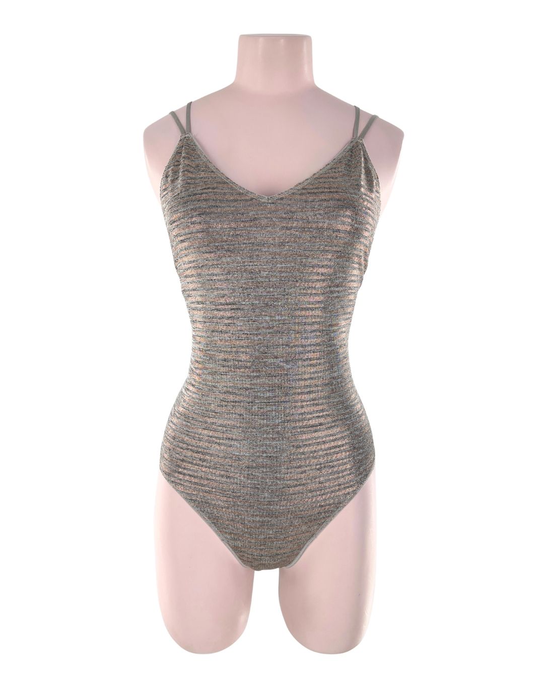 Body de tiras con franjas