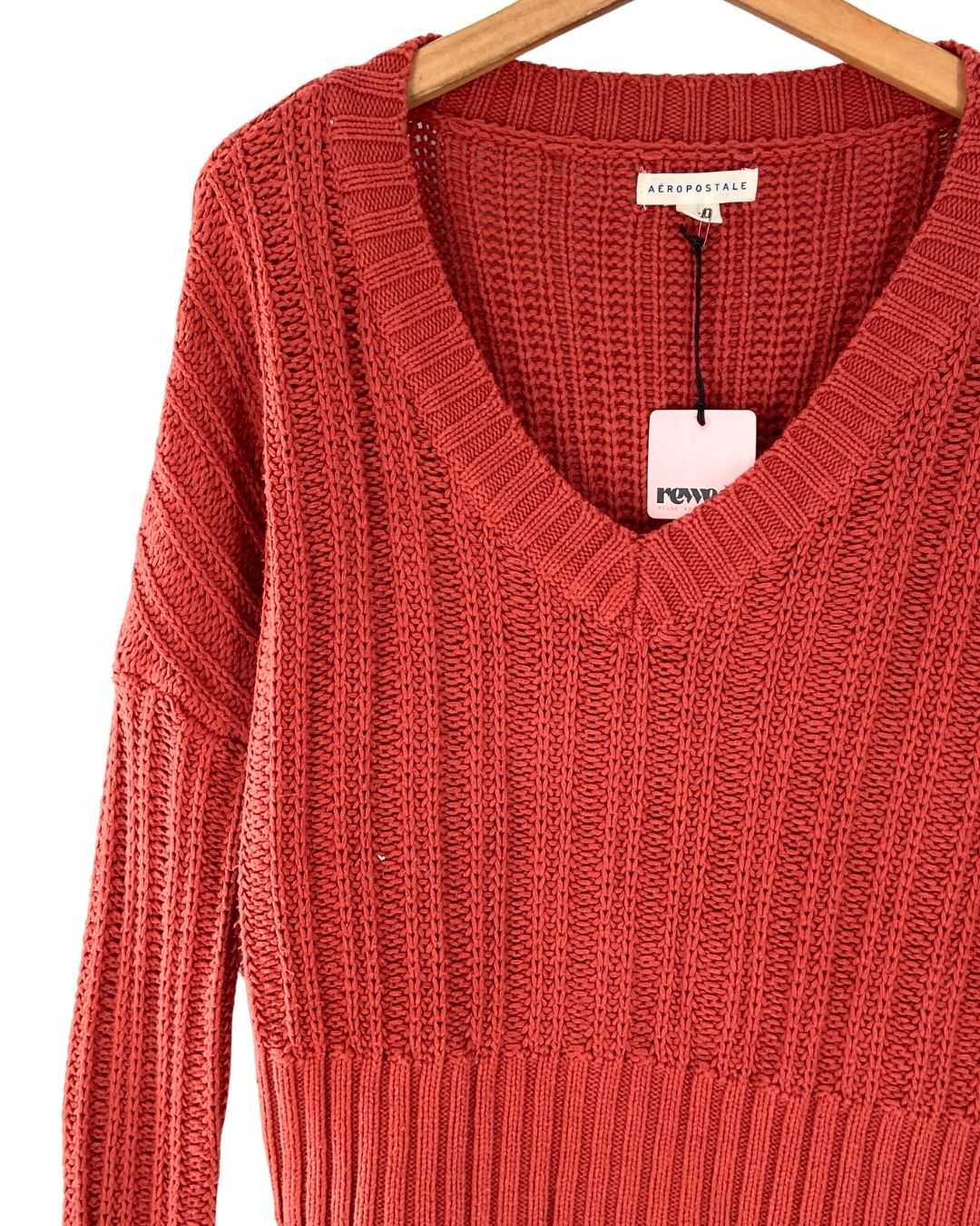 Saco crop tejido