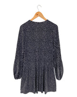 Vestido mini falda amplia