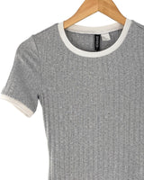 Vestido mini manga corta