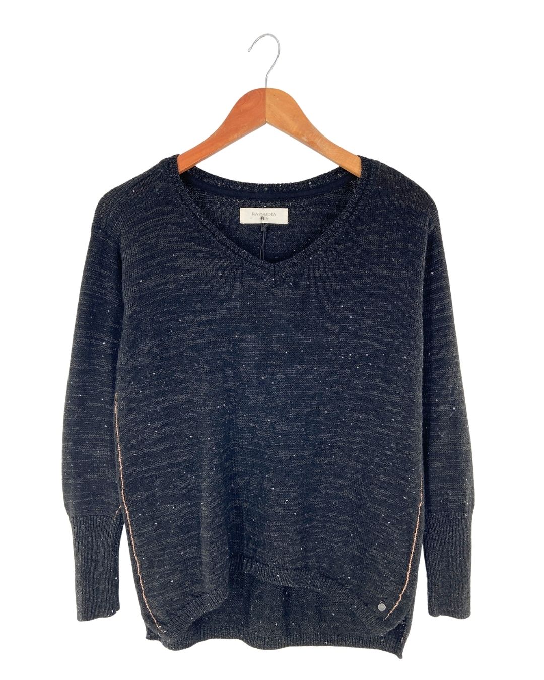 Saco tejido con lineas