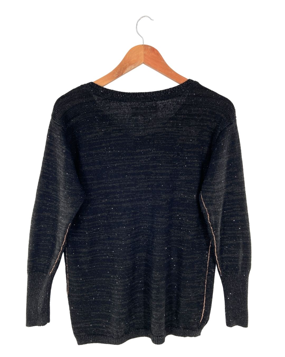 Saco tejido con lineas