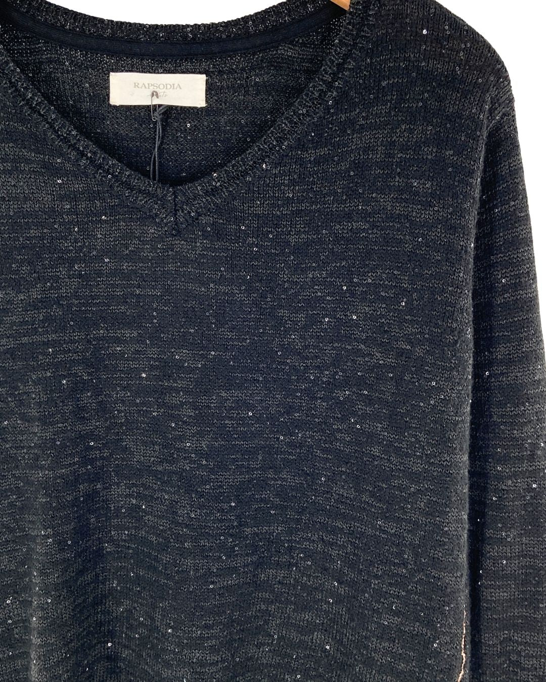 Saco tejido con lineas