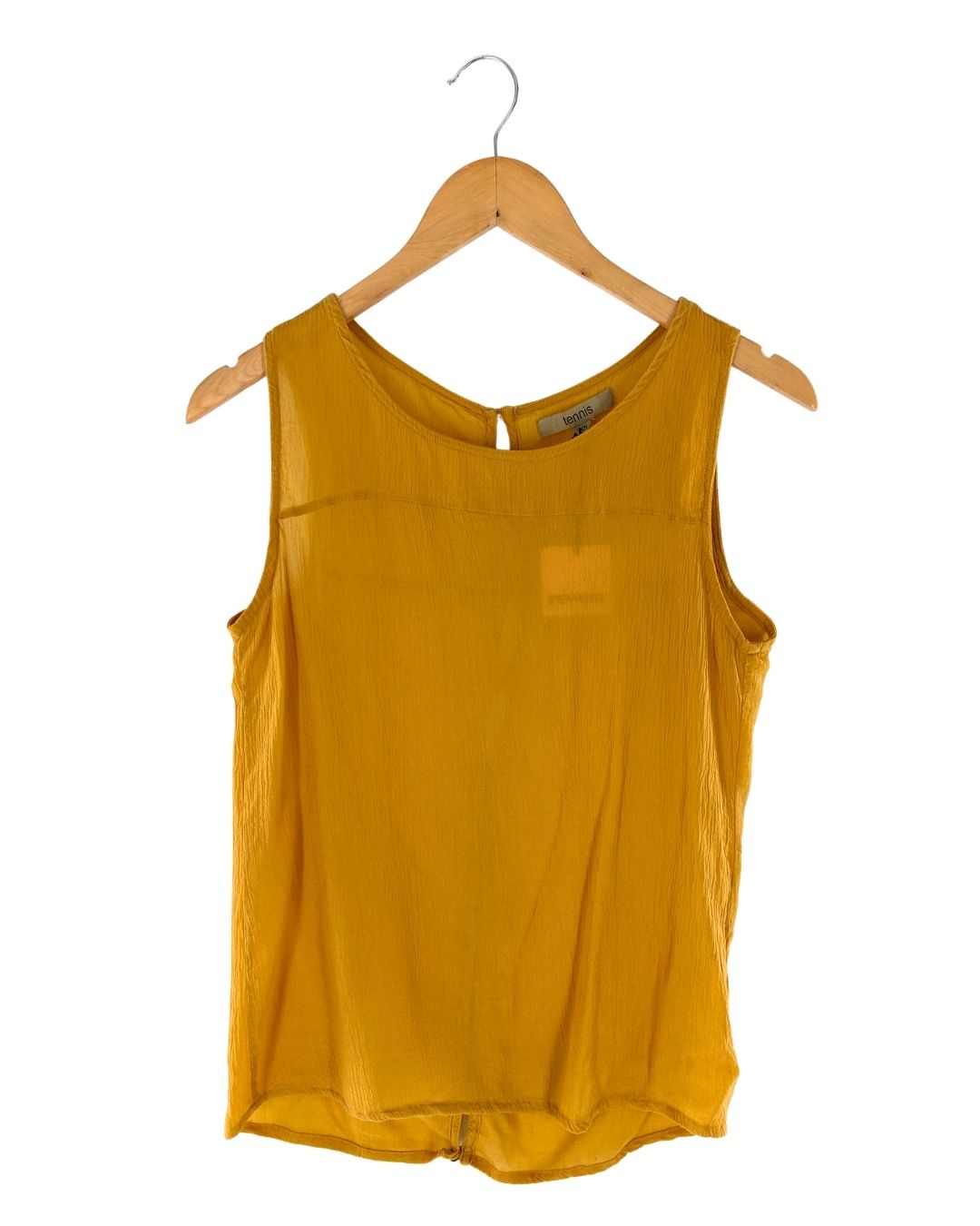 Blusa sleeveless abotonada