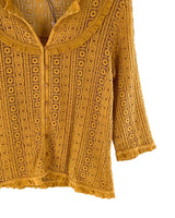 Saco tejido abotonado