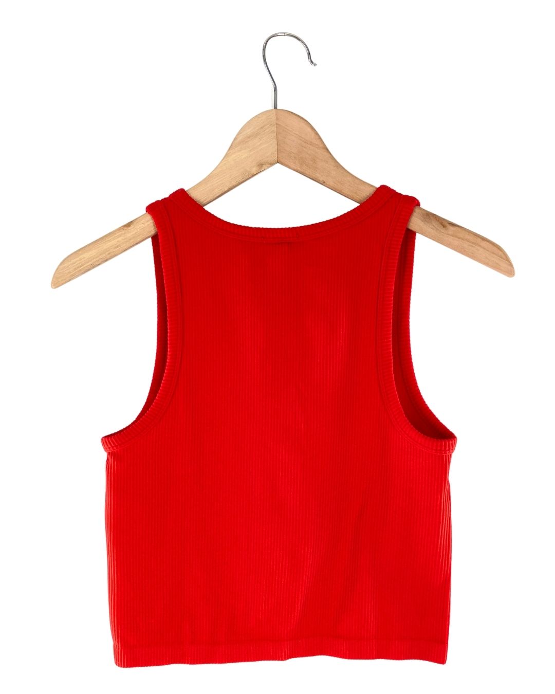 Blusa crop sleeveless stretch