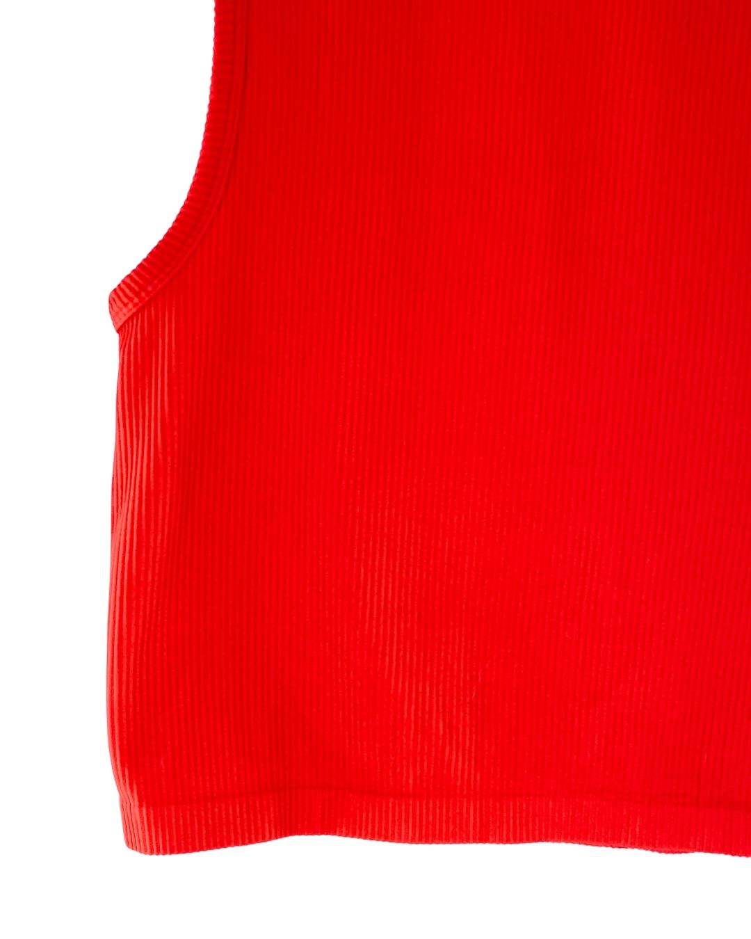 Blusa crop sleeveless stretch