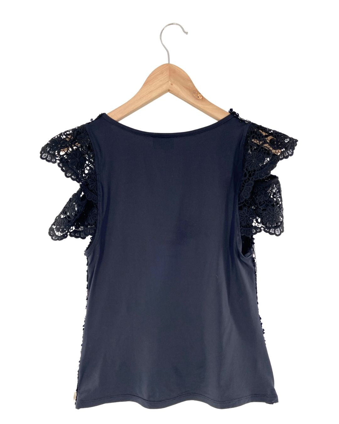Blusa lentejuelas con vuelo