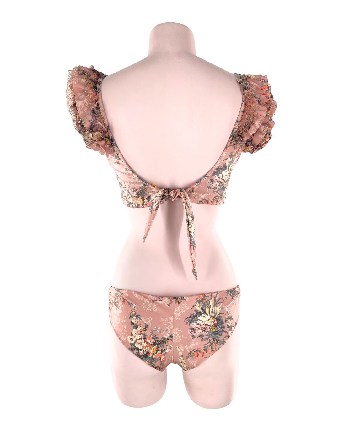 Bikini anudado print flores