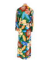 Maxi vestido print hojas