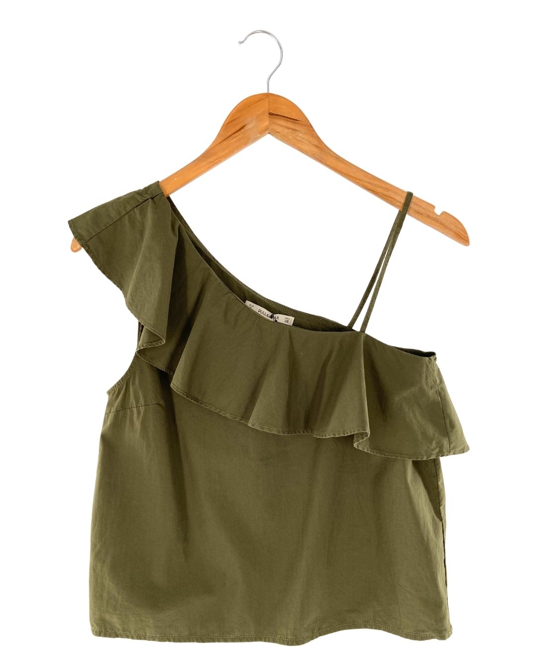 Blusa con vuelo diagonal