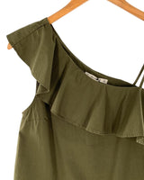 Blusa con vuelo diagonal