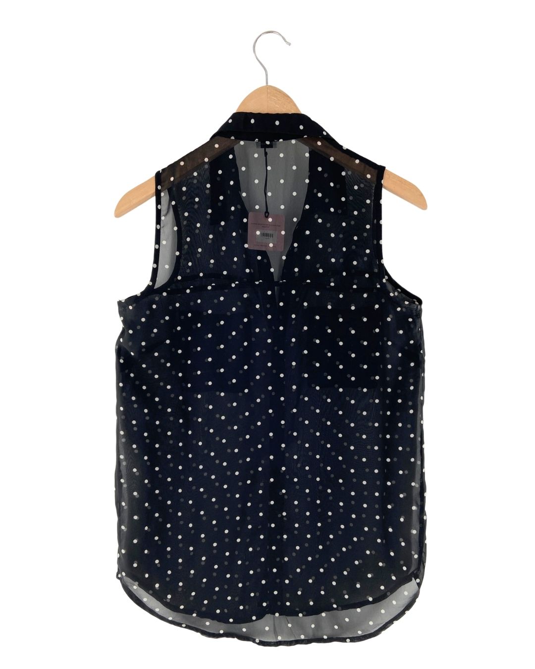Blusa sleeveless traslucidas