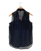 Blusa sleeveless traslucidas