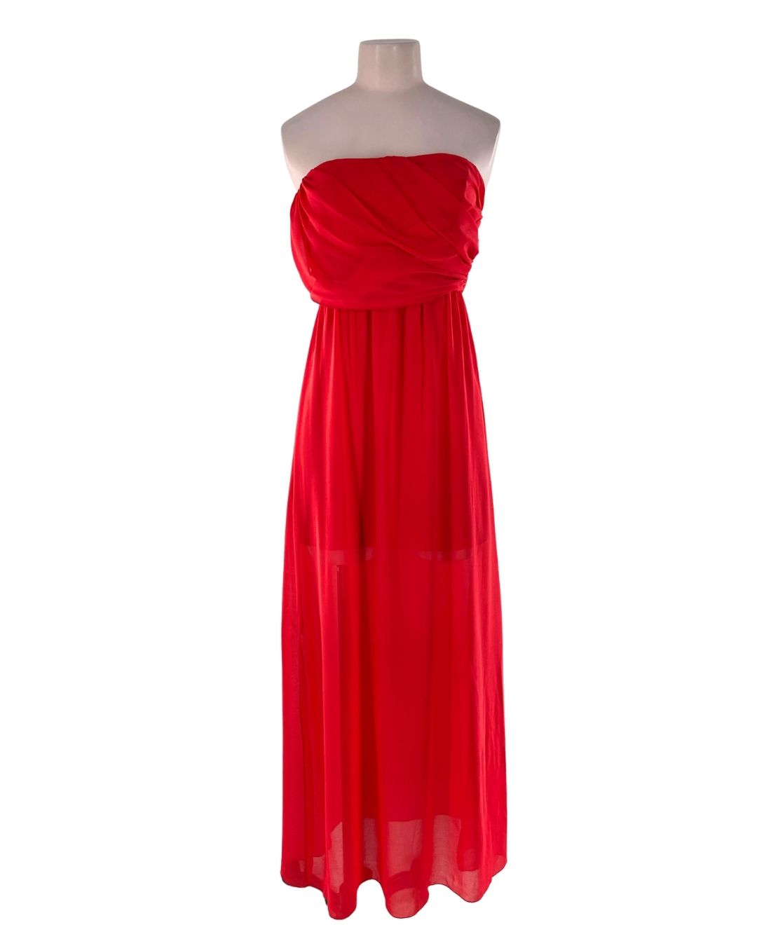 Maxi vestido strapless