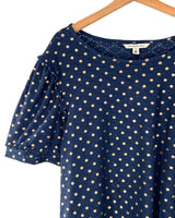 Blusa oversize print dots