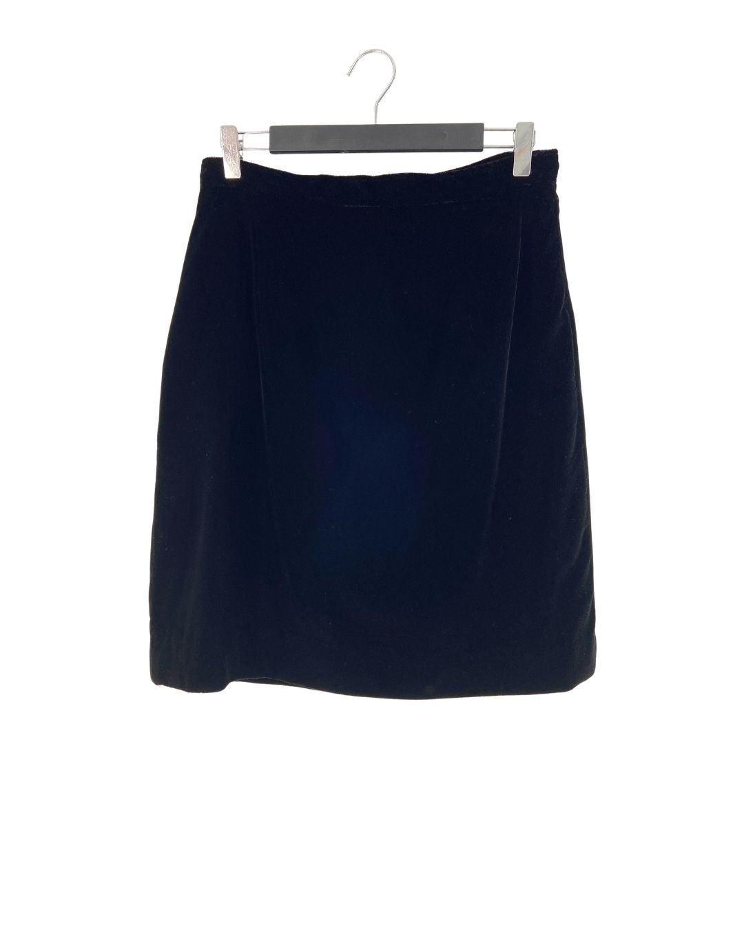 Falda midi en velvet