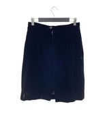 Falda midi en velvet
