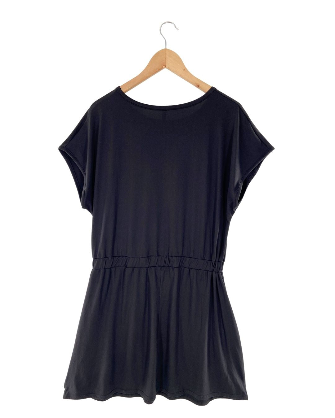 Vestido midi encauchado